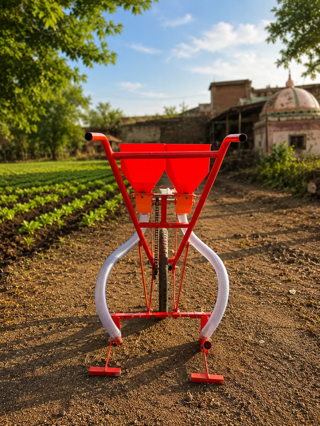 Wheel Hoe Weeder - Red